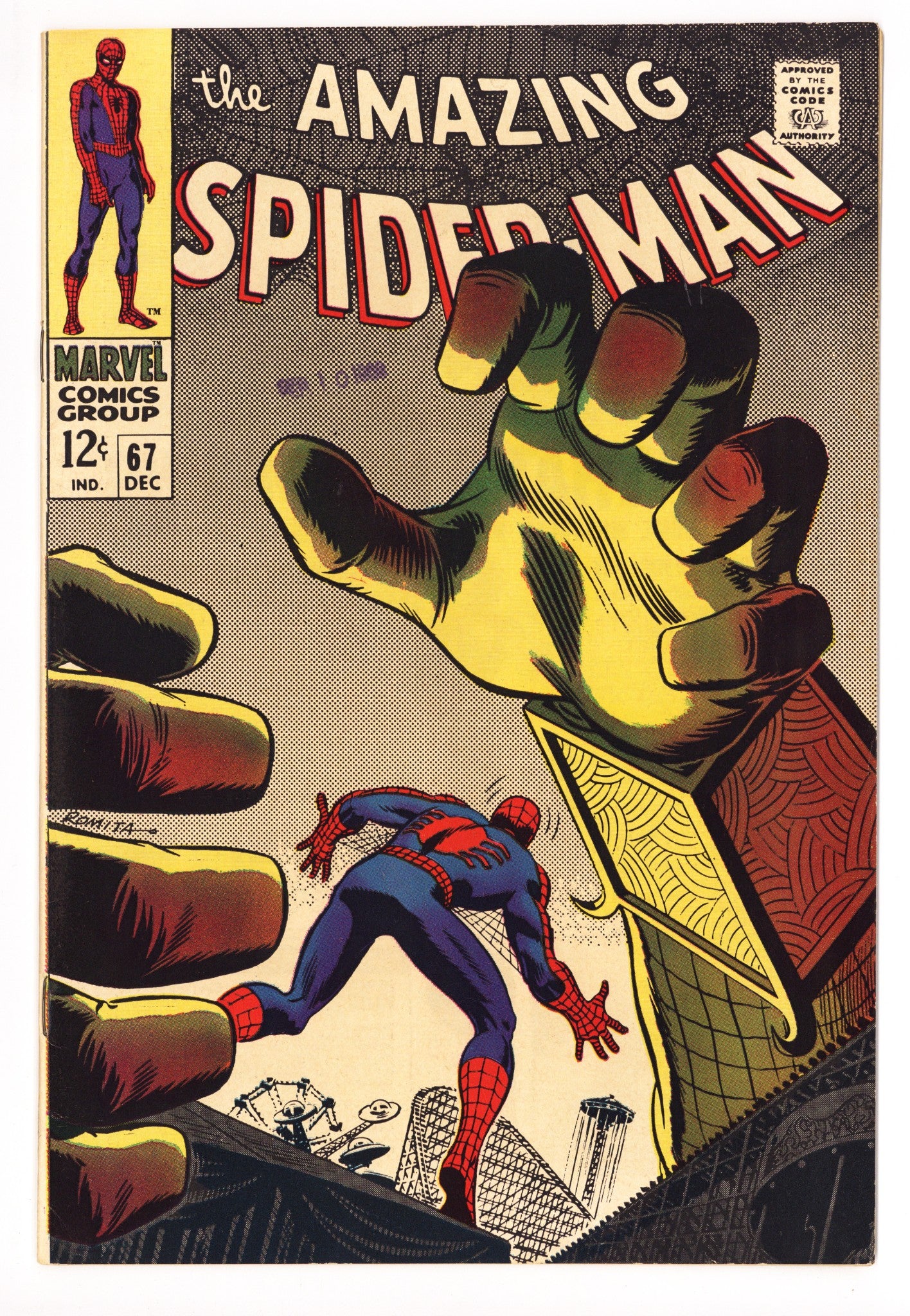 The Amazing Spider-Man Vol 1 67 VF (8.0) (1968) 