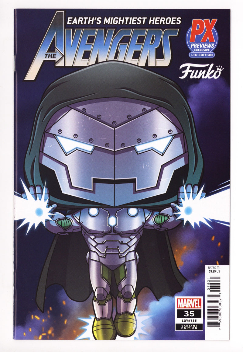 Avengers Vol 8 35 (735)  High Grade   (2020) Funko     Variant  