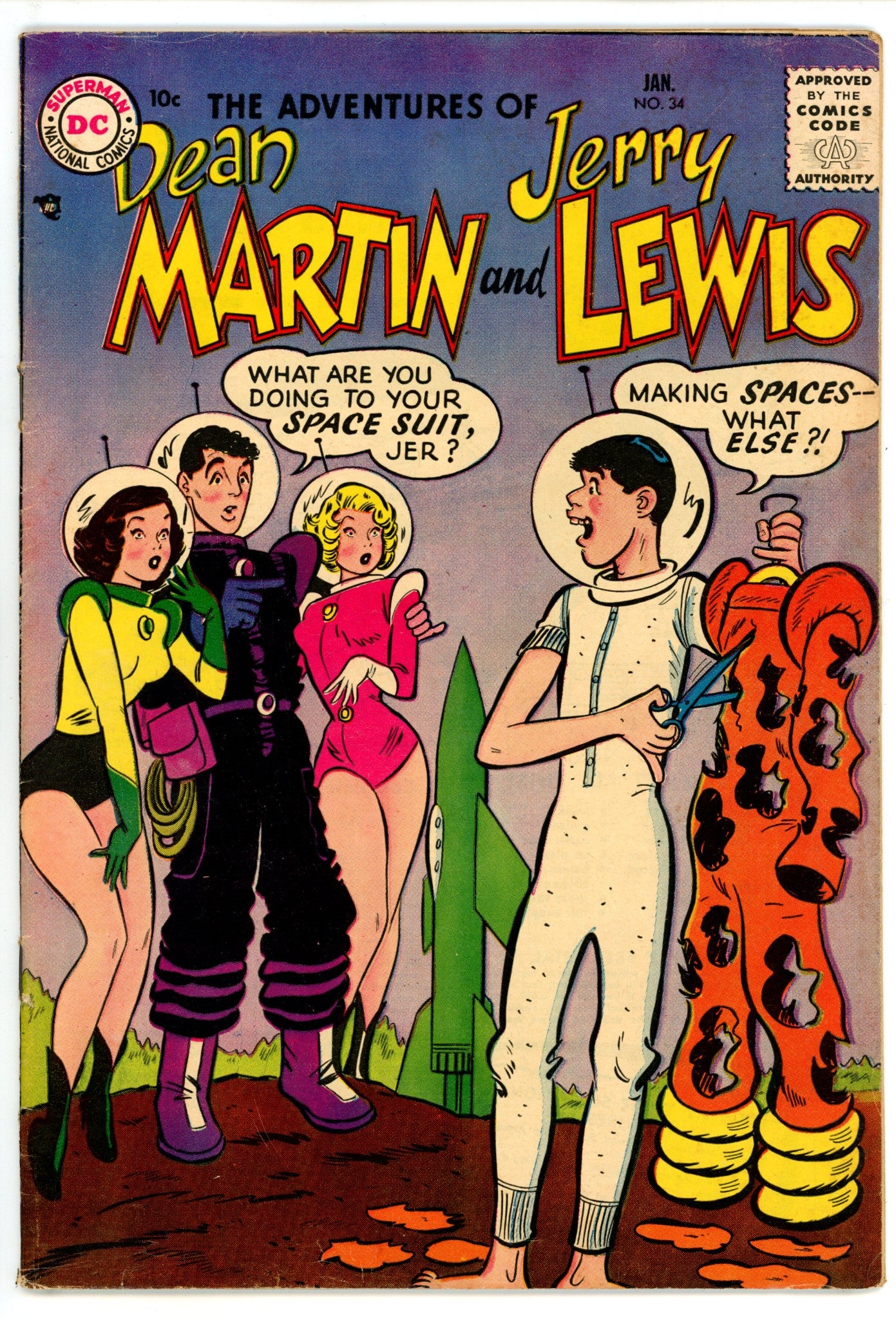 The Adventures of Dean Martin & Jerry Lewis 34 VG/FN (5.0) (1957) 