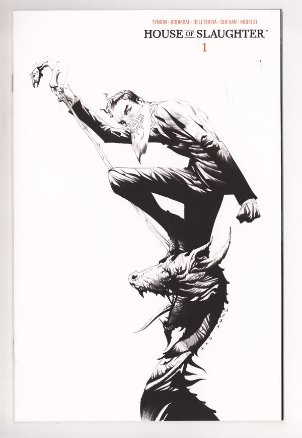 House of Slaughter 1 High Grade 2nd Print (2021) Lee LCSD B&W Variant