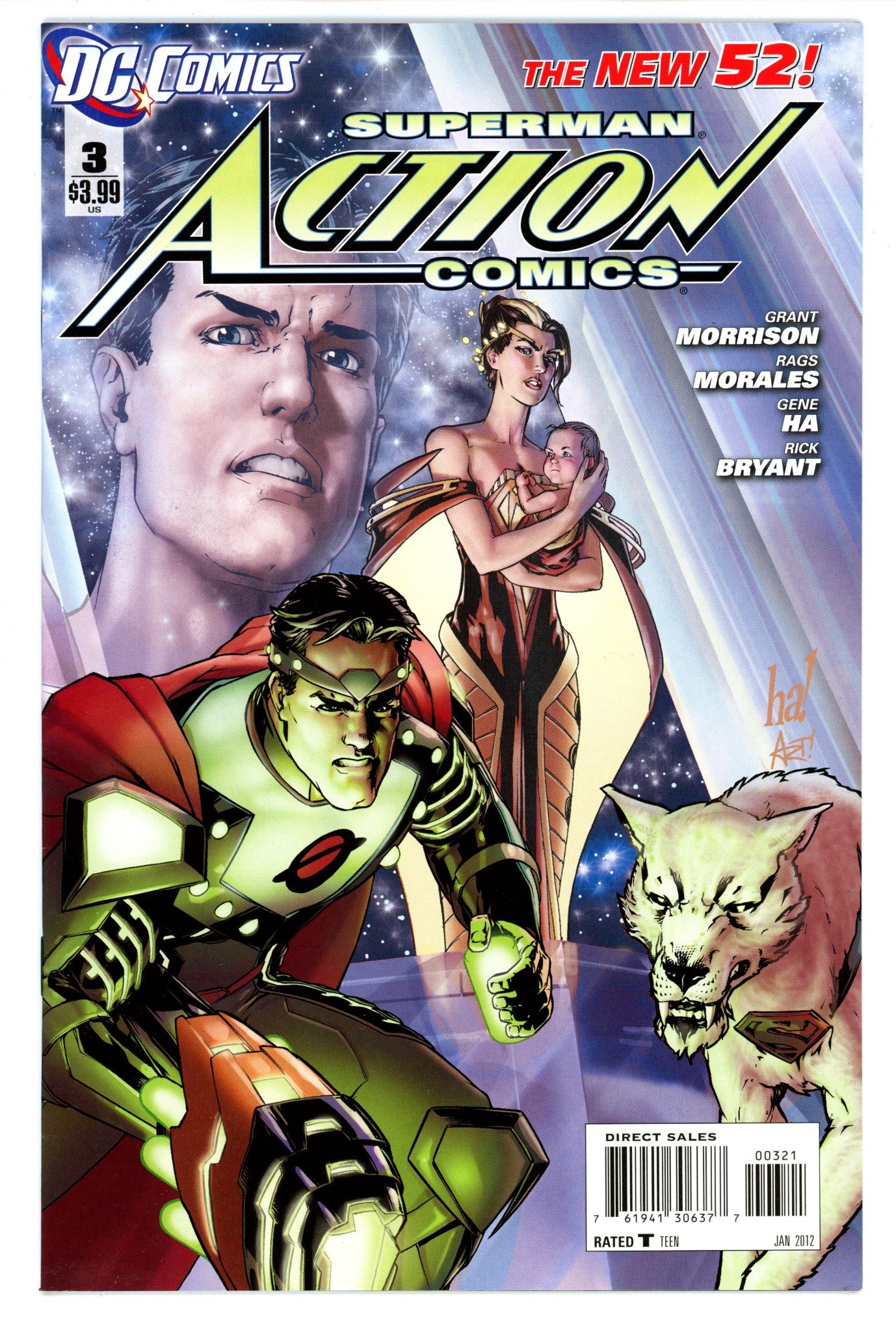 Action Comics Vol 2 3 High Grade (2012) Ha Variant 