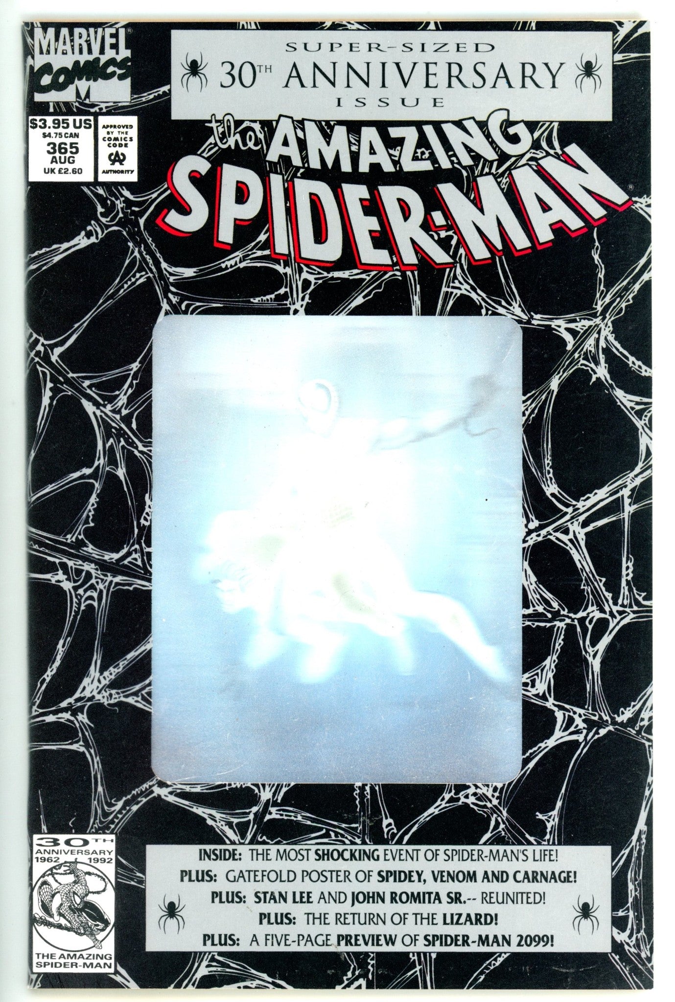 The Amazing Spider-Man Vol 1 365 NM- (9.2) (1992) 