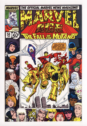 Marvel Age 58 High Grade (1988)