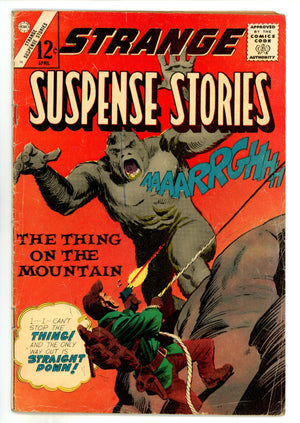 Strange Suspense Stories 74 GD/VG (3.0) Interior Cover Tape (1965) 