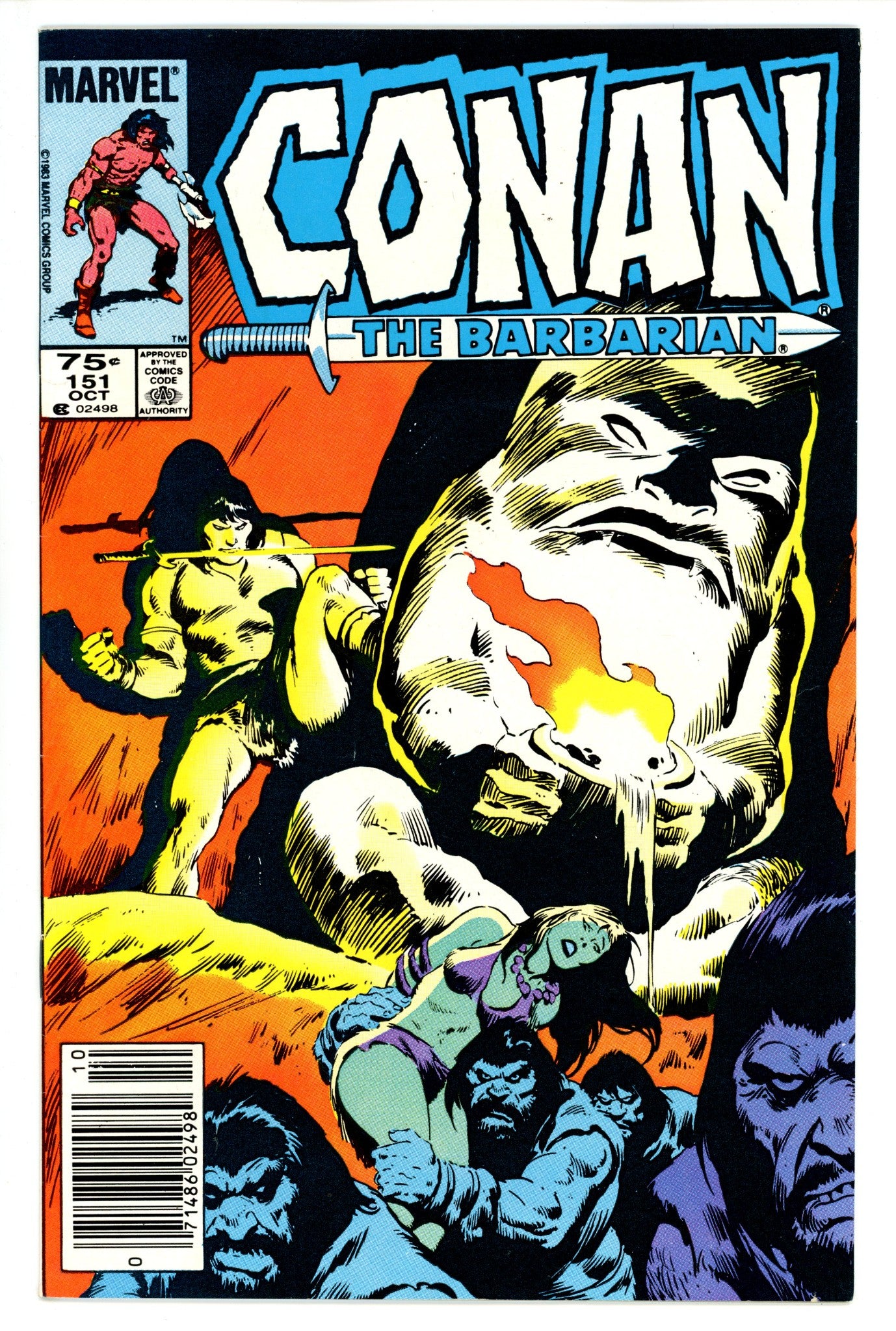 Conan the Barbarian Vol 1 151 Canadian Variant FN/VF (1983)