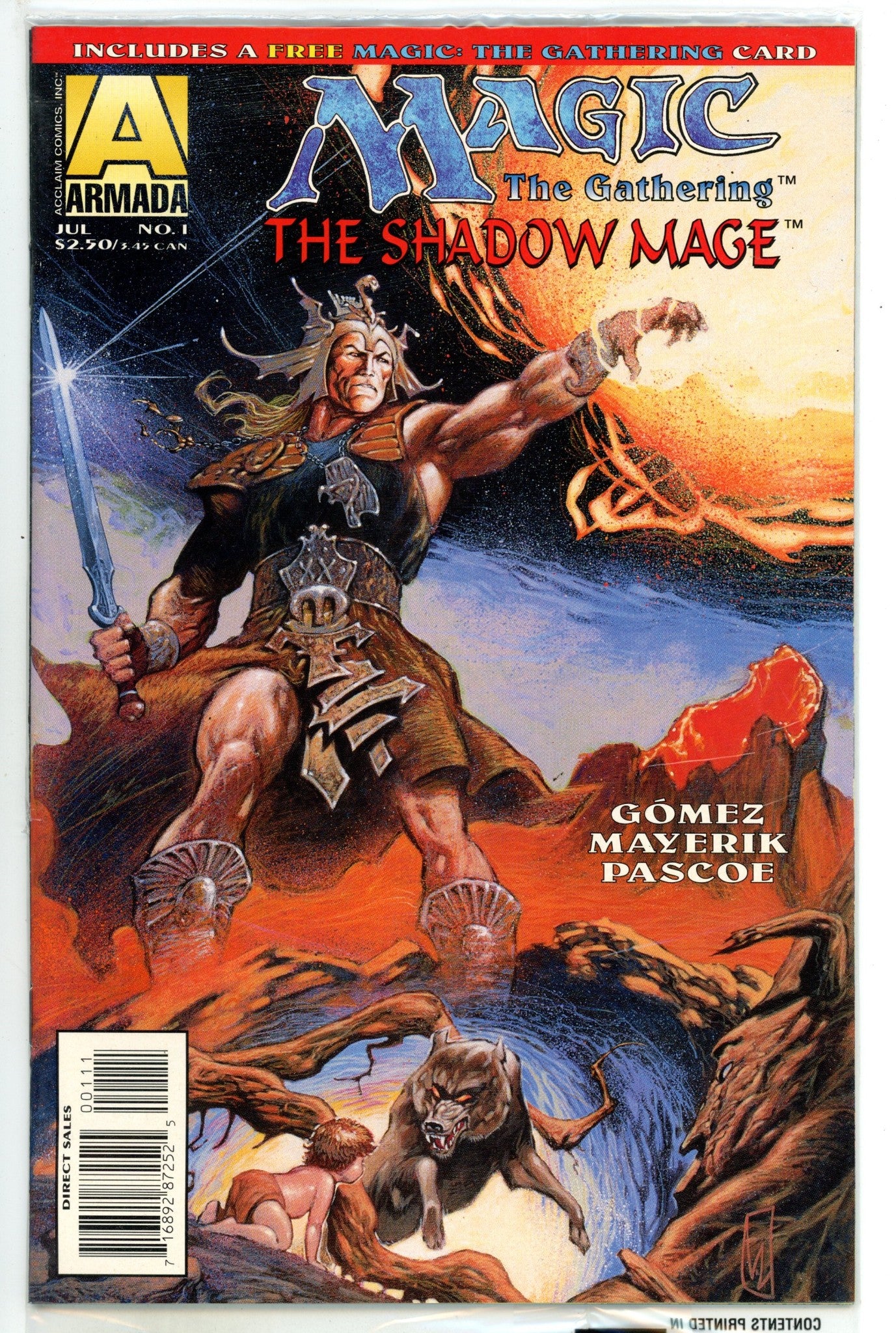 Magic: The Gathering -- The Shadow Mage 1 High Grade (1995) 