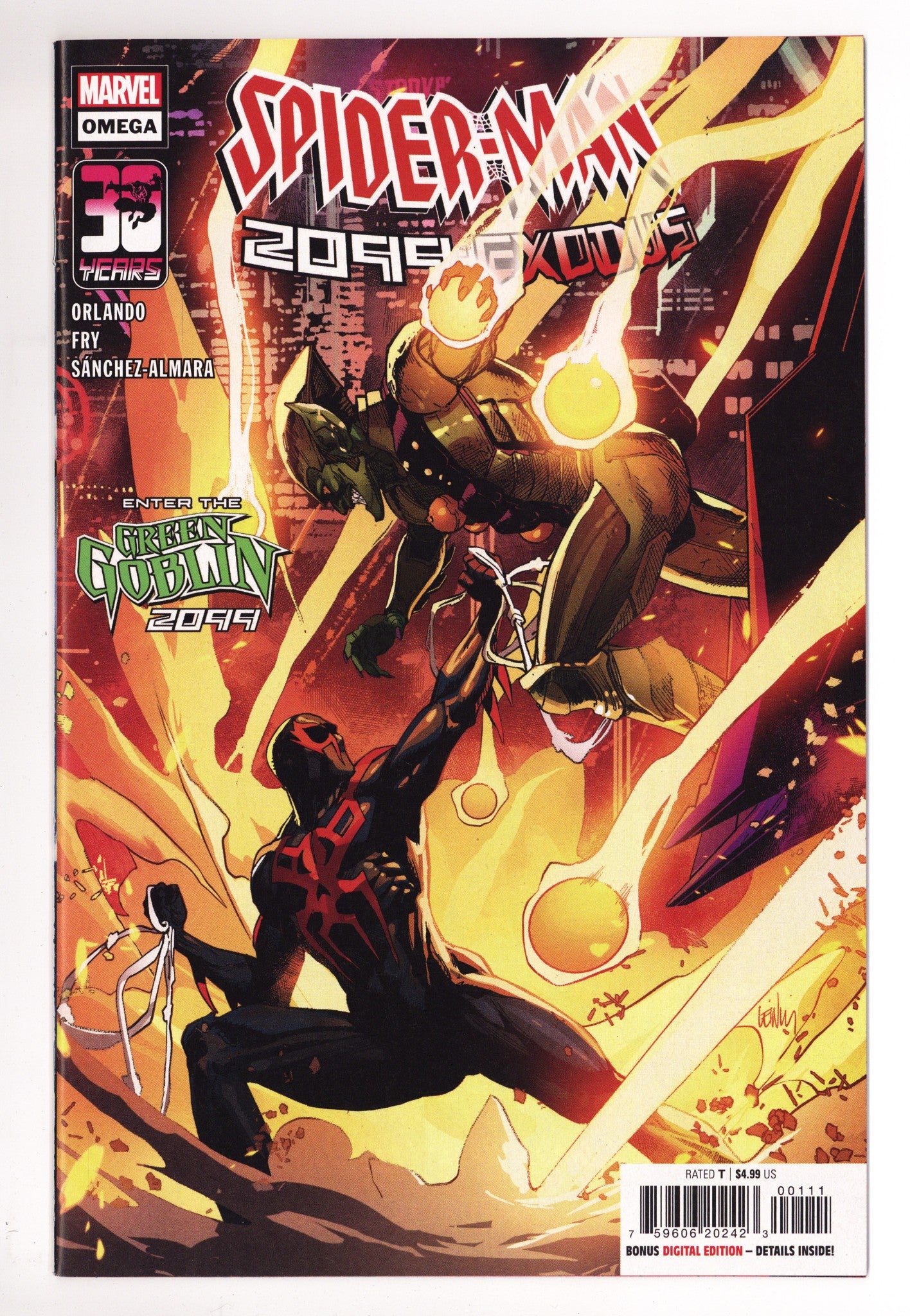 Spider-Man 2099: Exodus Omega 1 High Grade (2022) 