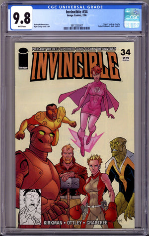Invincible 34 CGC 9.8 (NM/M) (2006)