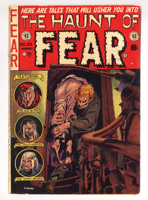 Haunt of Fear Vol 1 20 GD+ (2.5) Colour Touch Tape (1953)