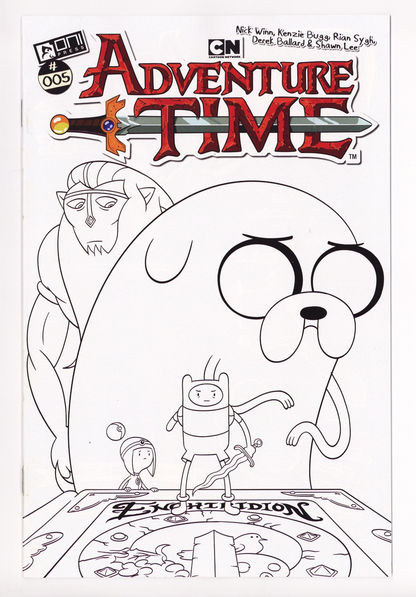 Adventure Time 5 Winn B&W Incentive NM- (2025)