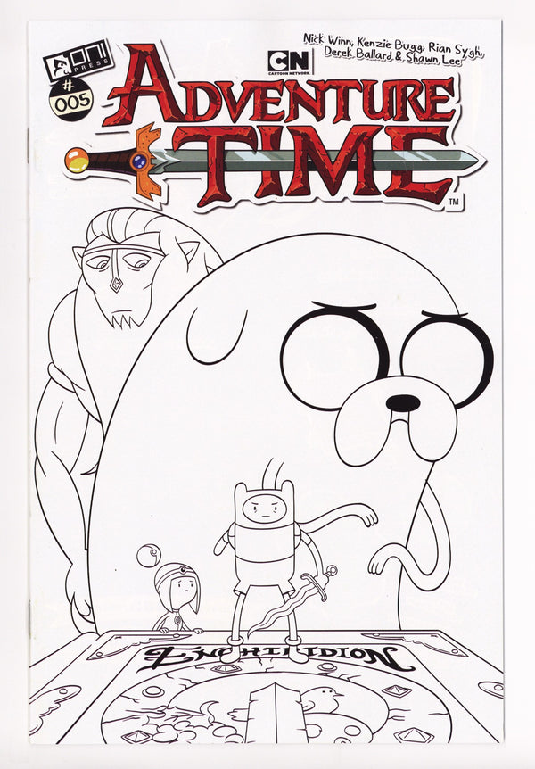 Adventure Time 5 Winn B&W Incentive NM- (2025)
