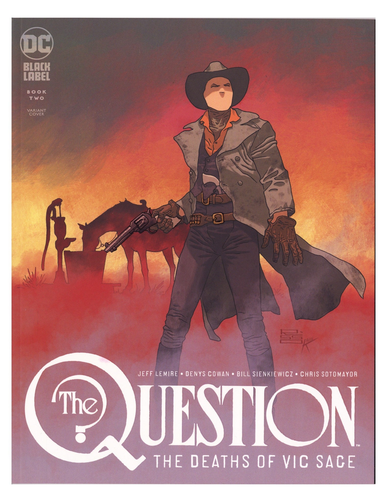 The Question: The Deaths of Vic Sage 2 High Grade (2020) Risso Variant 