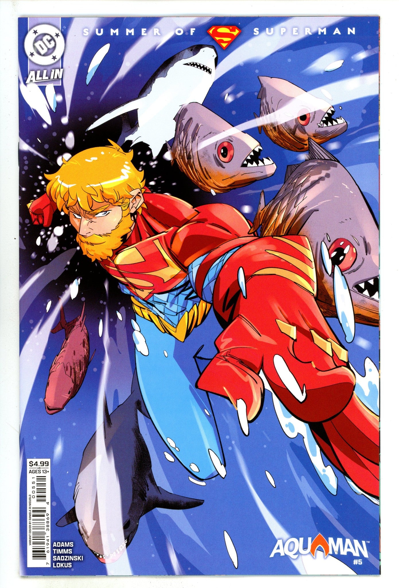 Aquaman Vol 9 5 Nicuolo Variant (2025)