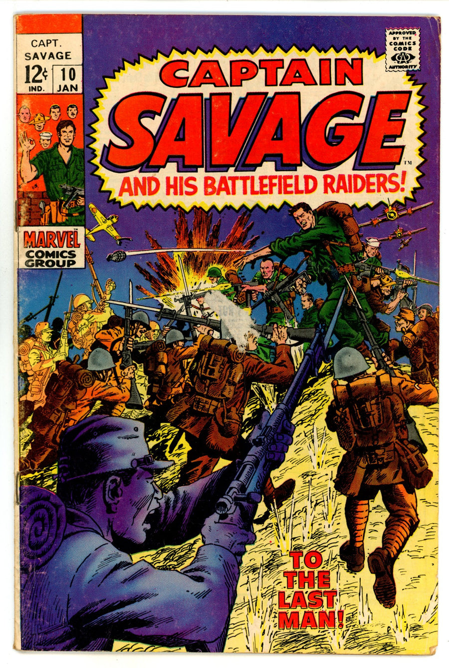 Capt. Savage and His Leatherneck Raiders 10 VG (4.0) (1969) 