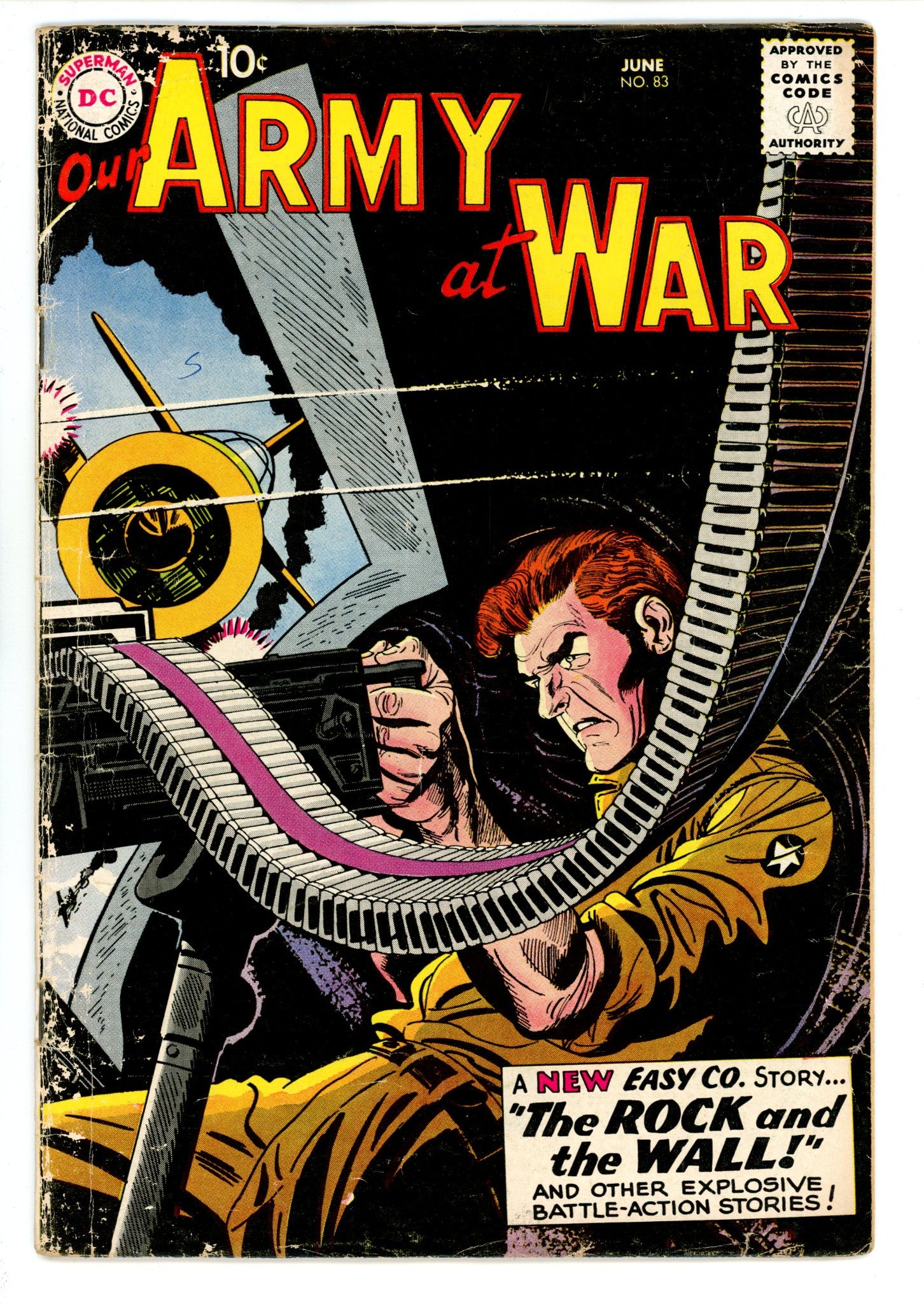 Our Army at War Vol 1 83 VG (4.0) Missing 6th Wrap (1959) 