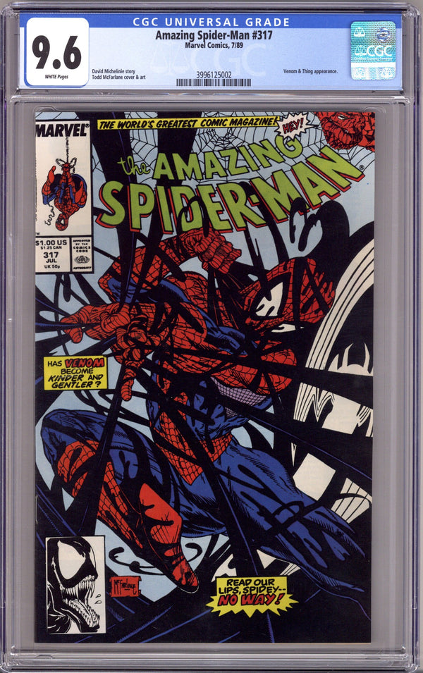 The Amazing Spider-Man Vol 1 317 CGC 9.6 (NM+) (1989)