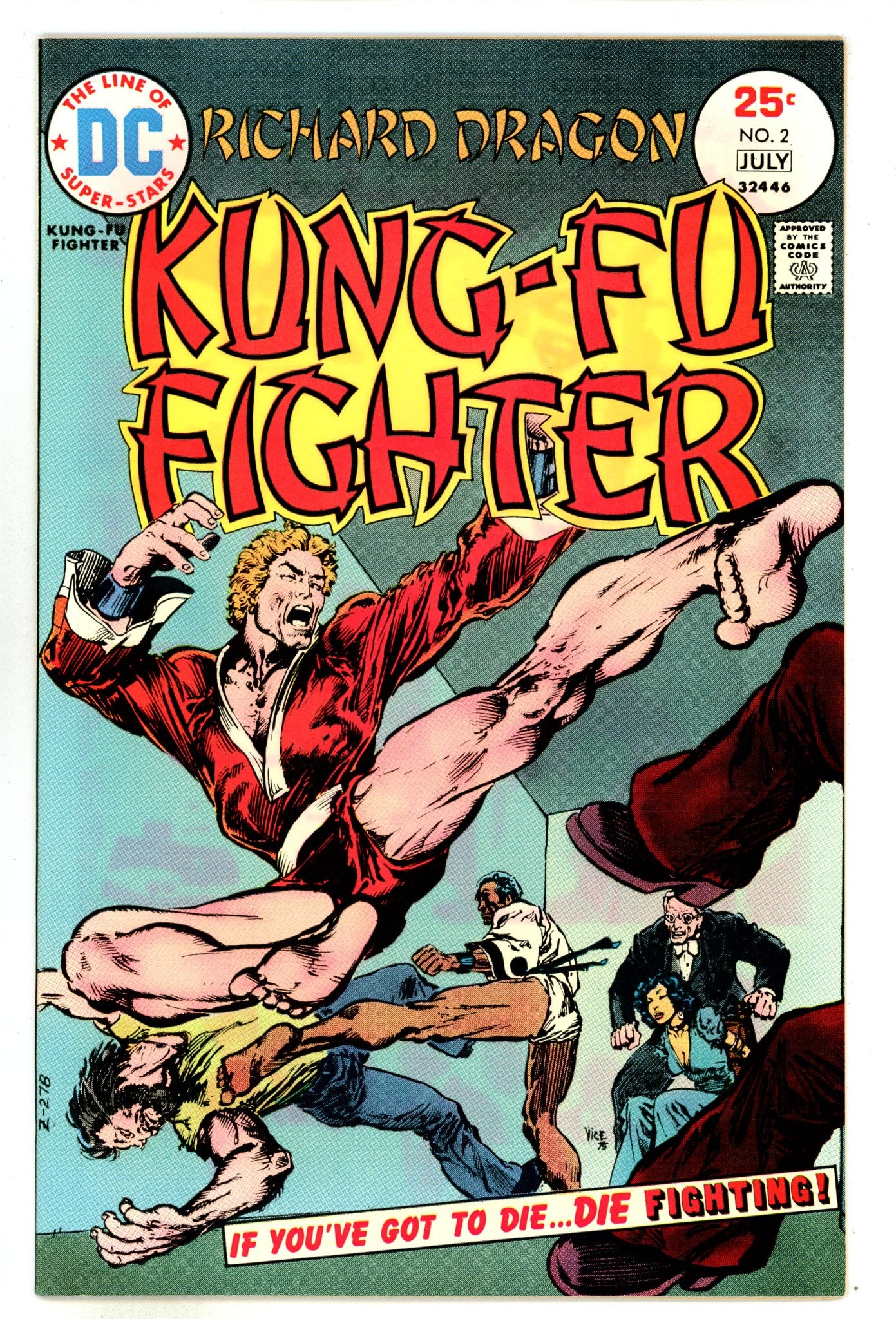 Richard Dragon, Kung-Fu Fighter 2 VF/NM (9.0) (1975) 