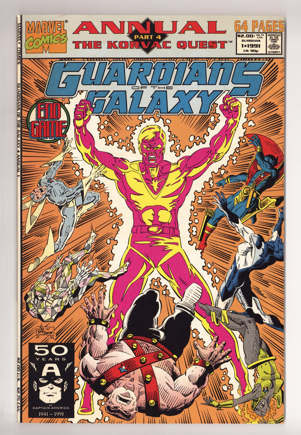Guardians of the Galaxy Annual Vol 1 1  High Grade   (1991)
