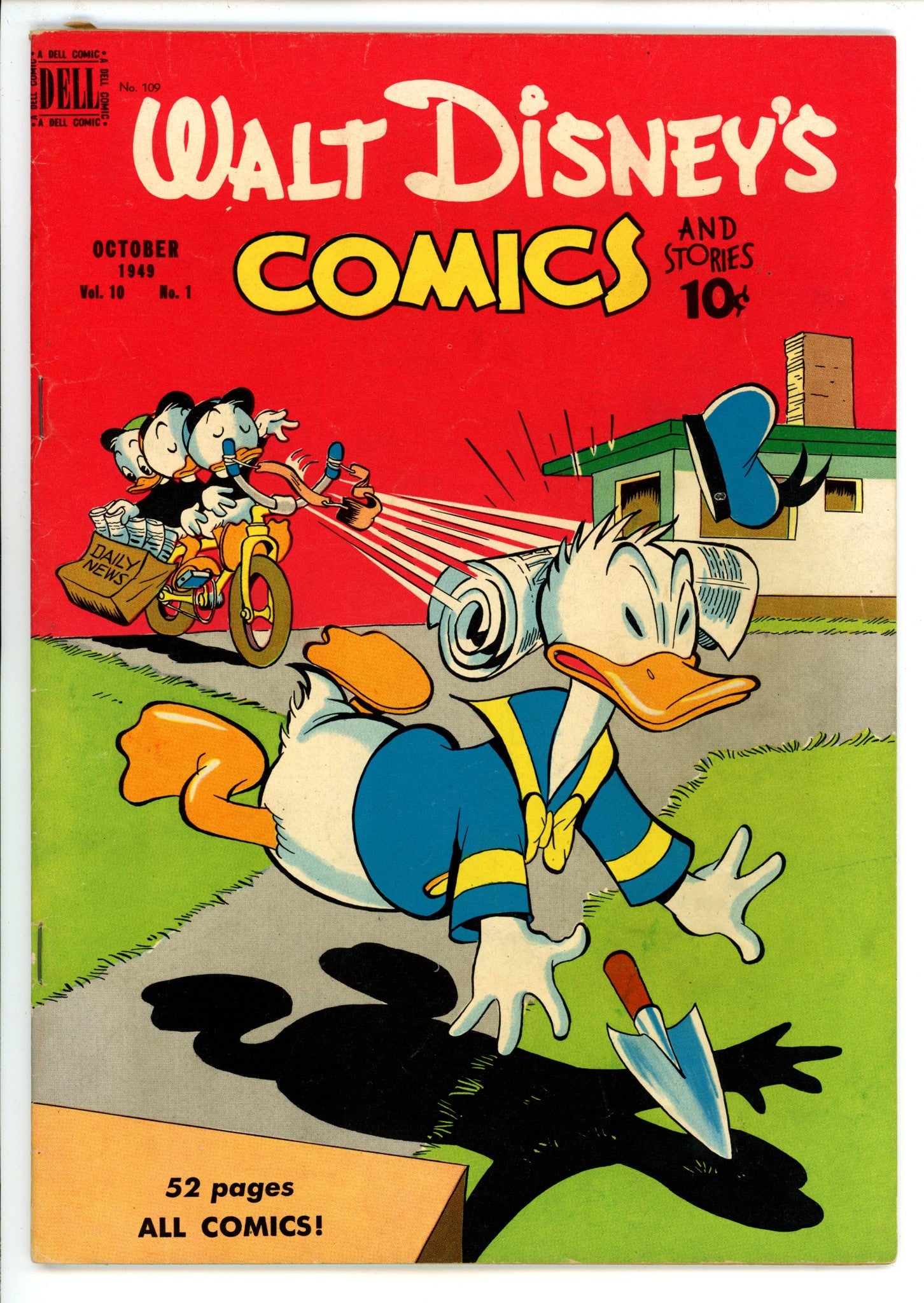 Walt Disney's Comics and Stories Vol 10 1 (109) VG+ (4.5) (1949) 