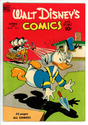 Walt Disney's Comics and Stories Vol 10 1 (109) VG+ (4.5) (1949) 
