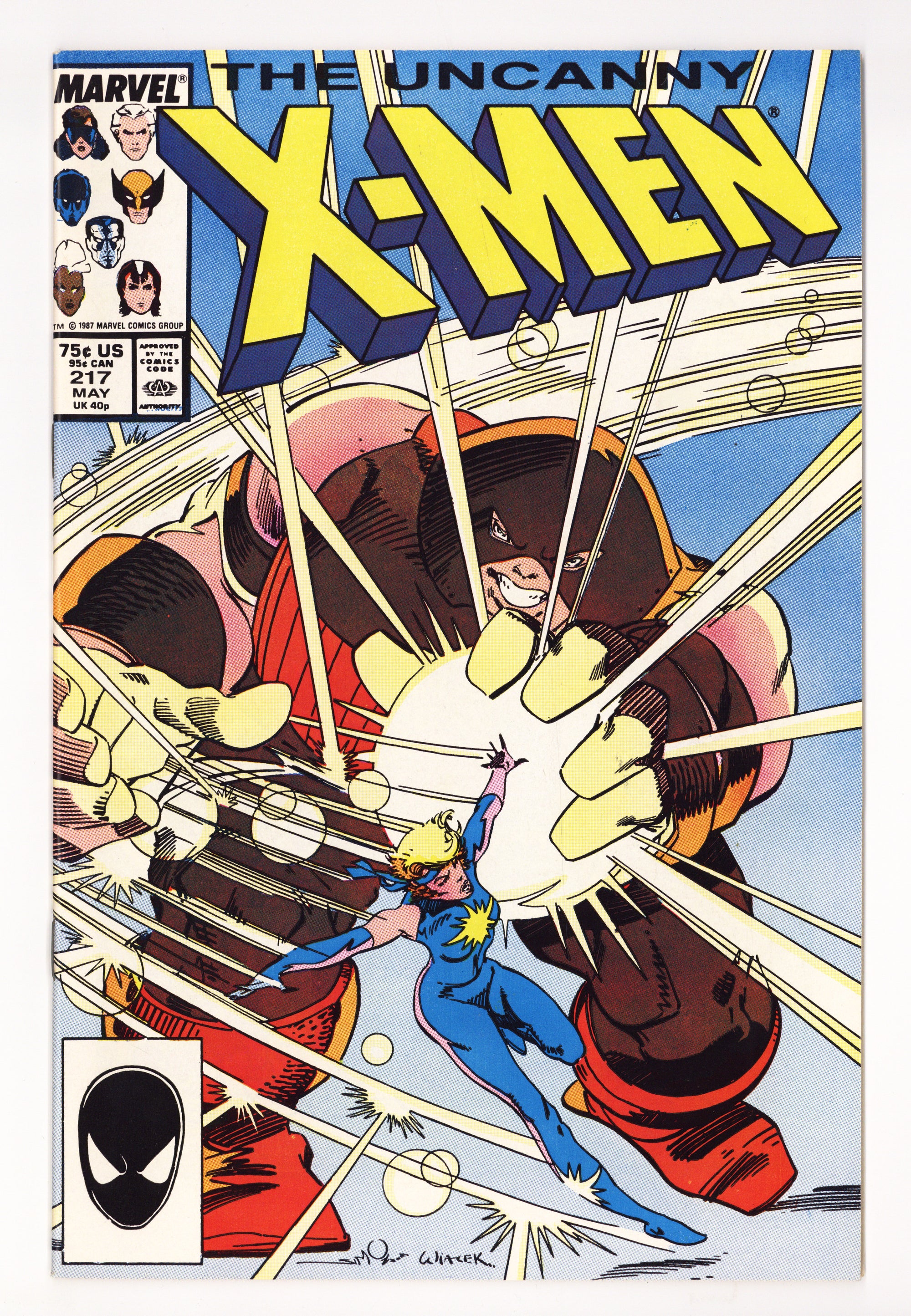 The Uncanny X-Men Vol 1 217 High Grade (1987) 