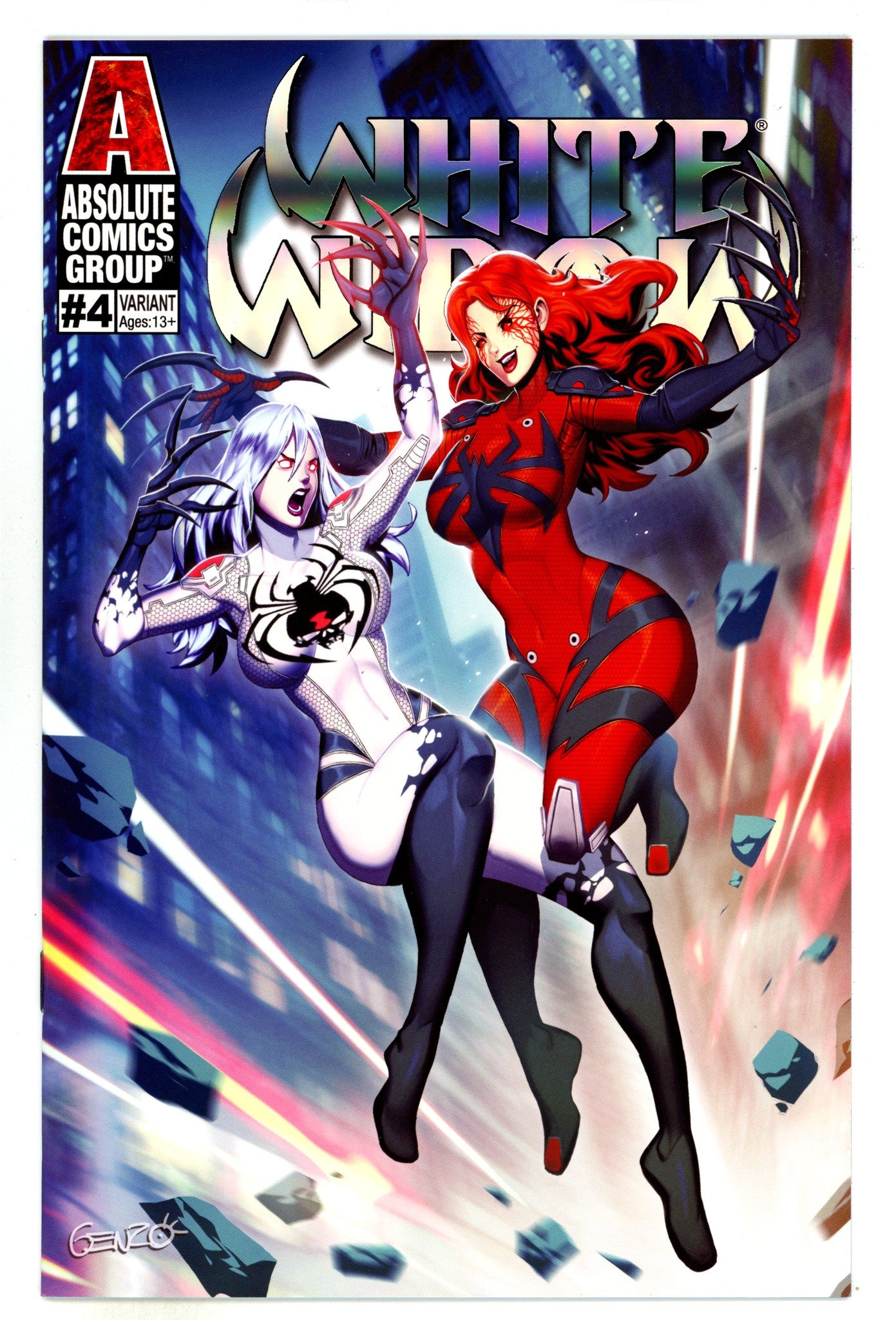 White Widow 4 VF- (7.5) (2020) Genzoman Foil Exclusive Variant 