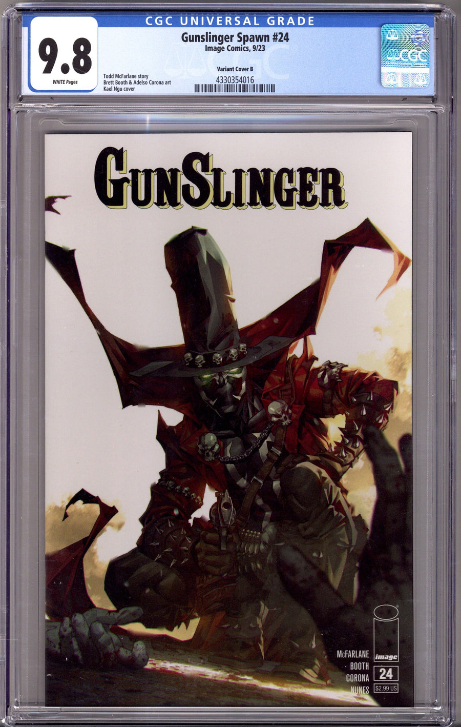 Gunslinger Spawn 24 CGC 9.8 (NM/M) (2023) Ngu Variant