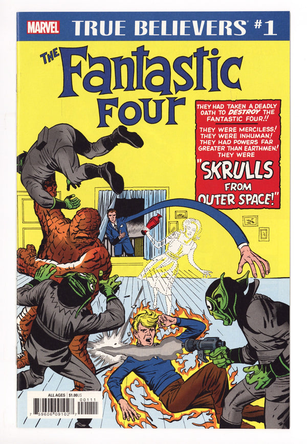 True Believers: Fantastic Four - Skrulls 1 High Grade (2019)