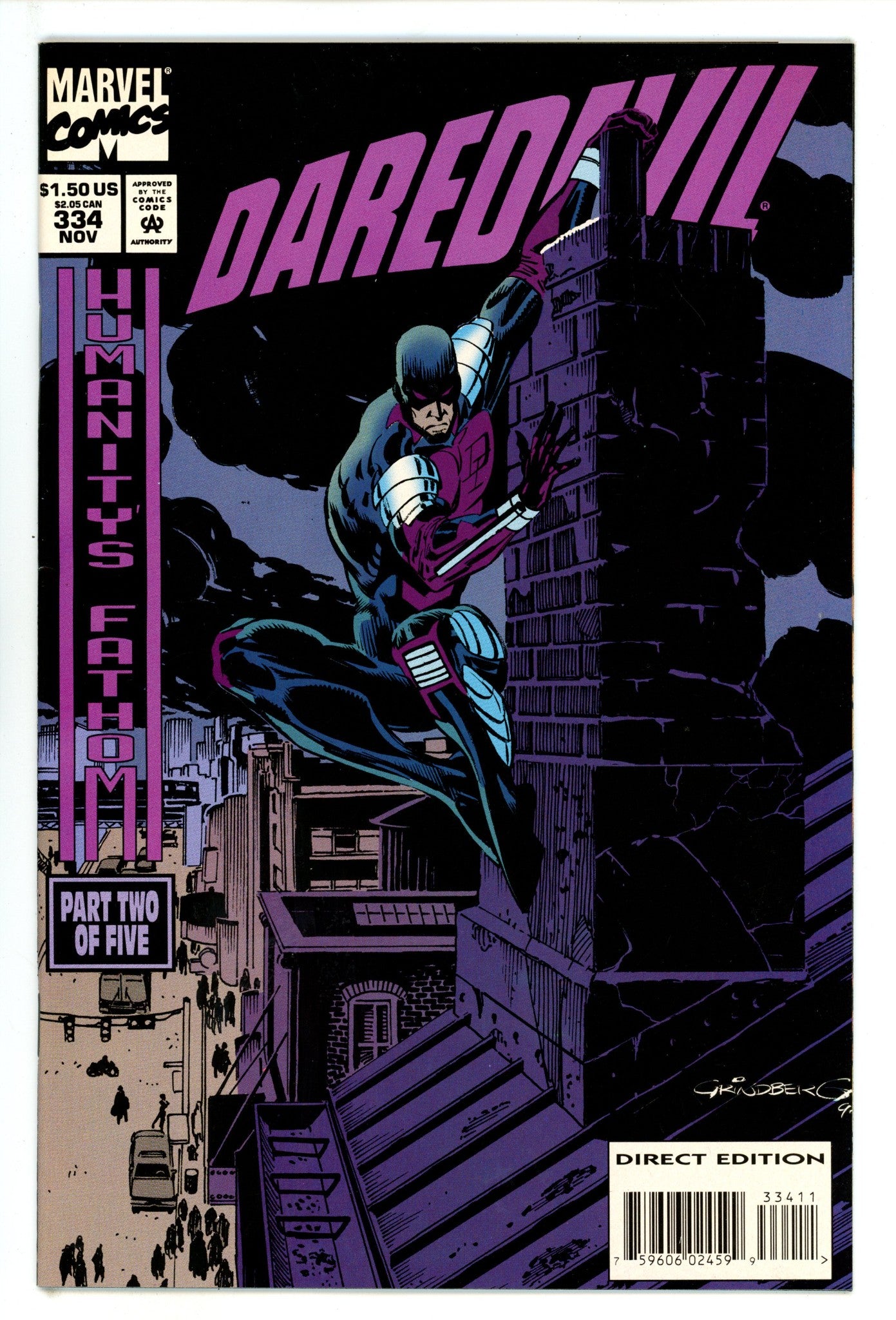 Daredevil Vol 1 334 High Grade (1994) 