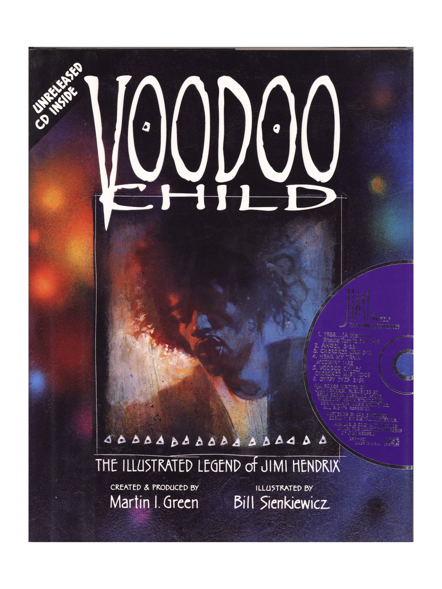 Voodoo Child: The Illustrated Legend of Jimi Hendrix HC [nn] Mid Grade (1995) 