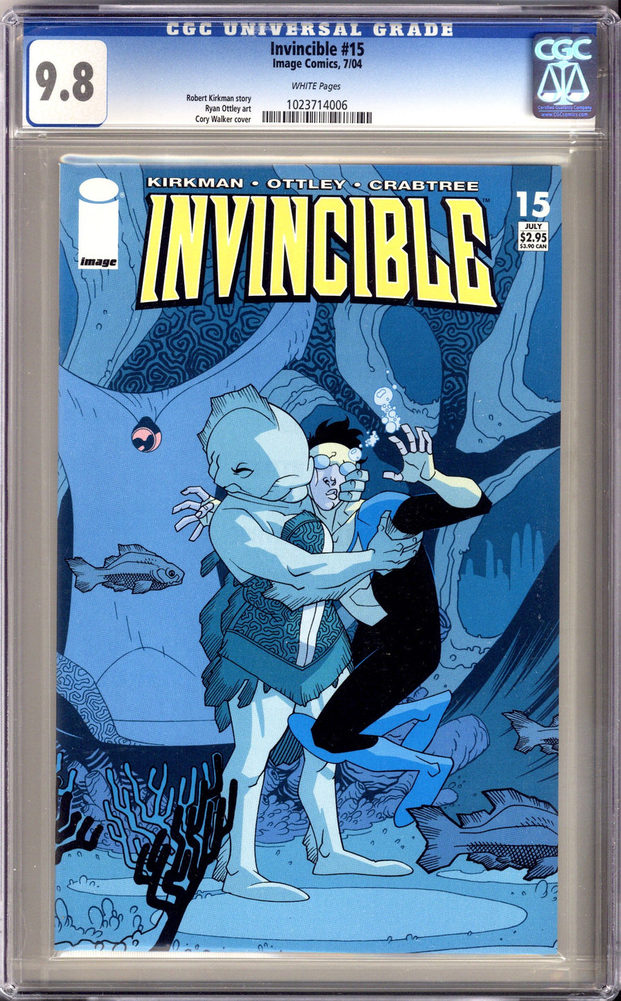Invincible 15 CGC 9.8 (NM/M) (2004) 