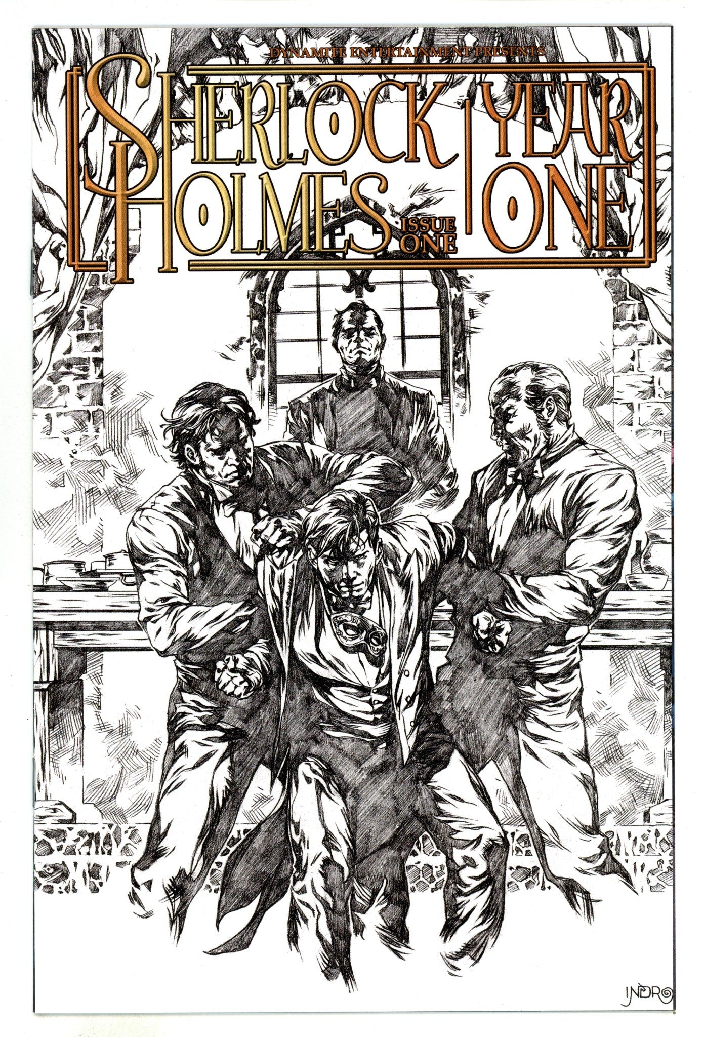 Sherlock Holmes: Year One 1 VF/NM (9.0) () Sketch Incentive Variant 