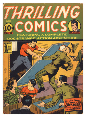 Thrilling Comics 28 GD/VG (3.0) Apparent, Cover Detached (1942)