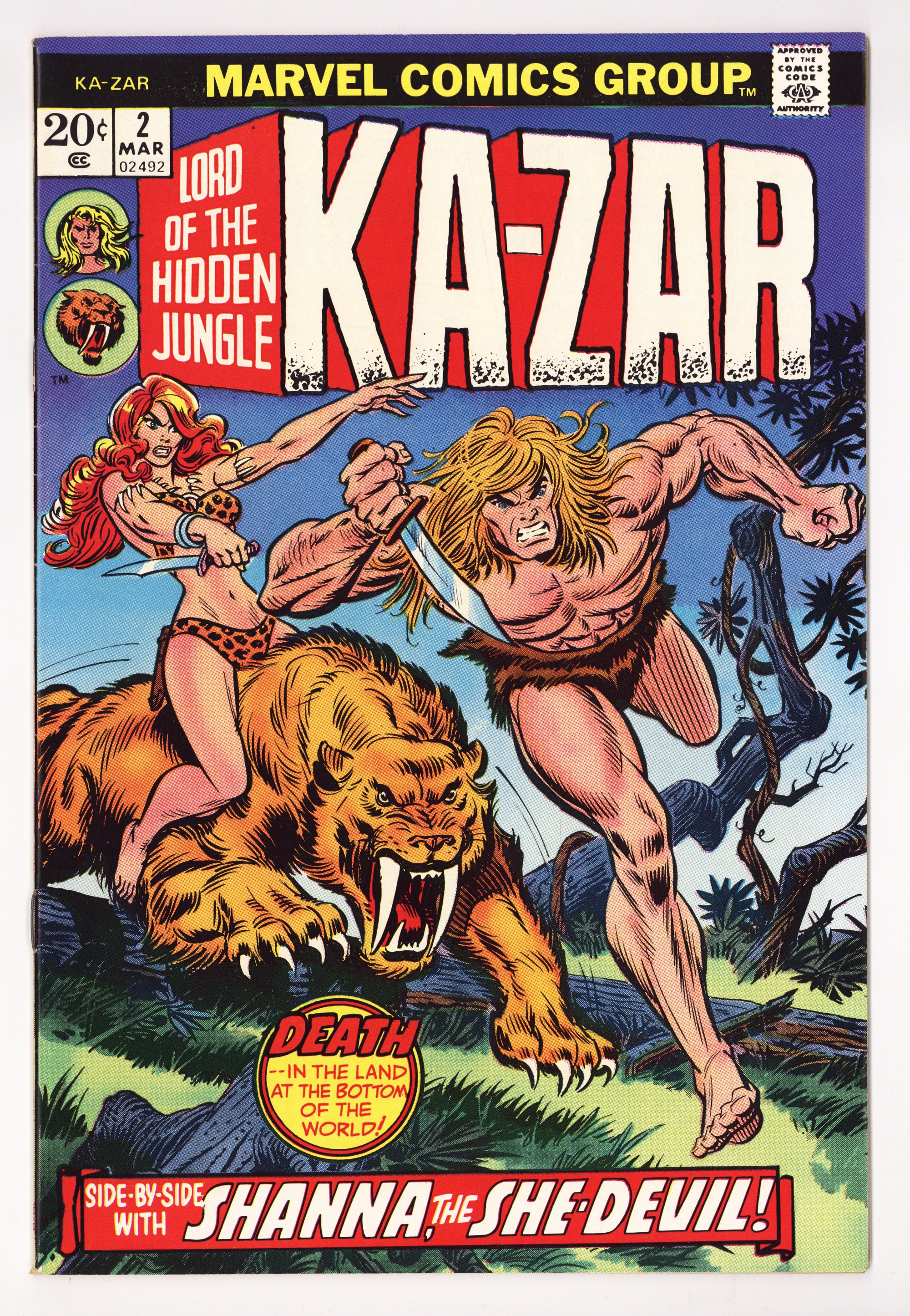 Ka-Zar Vol 2 2 VF/NM (9.0) (1974) 