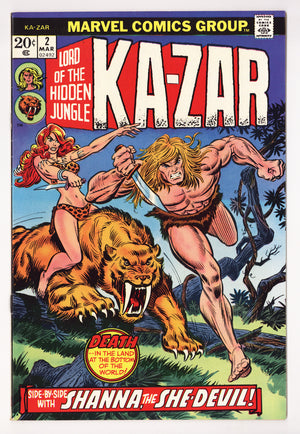 Ka-Zar Vol 2 2 VF/NM (9.0) (1974)