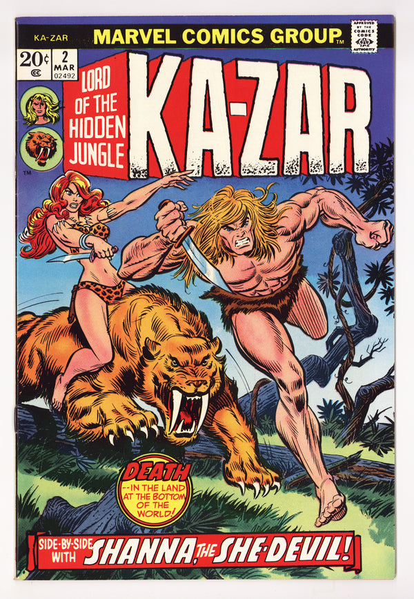 Ka-Zar Vol 2 2 VF/NM (9.0) (1974)