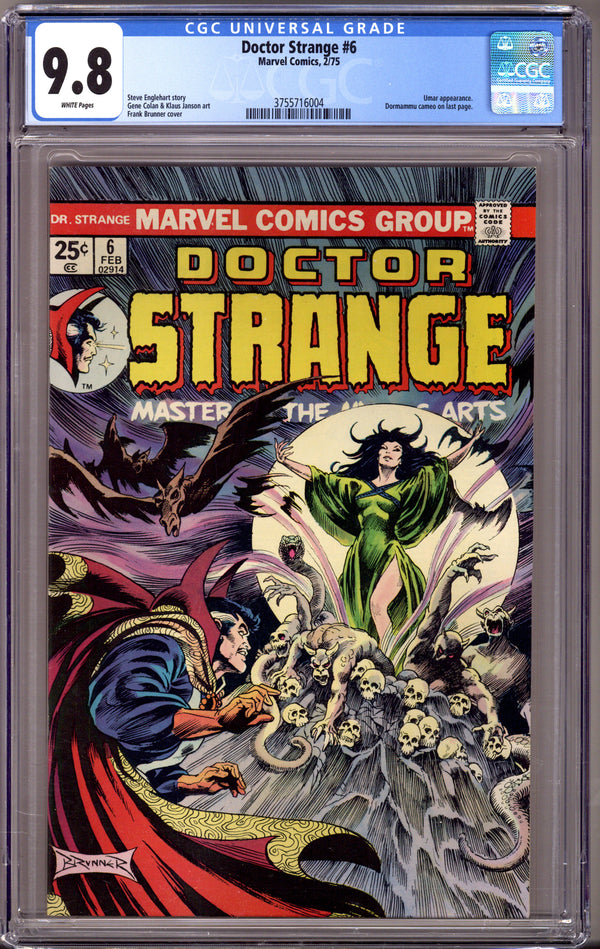 Doctor Strange Vol 2 6 CGC 9.8 (NM/M) (1975)