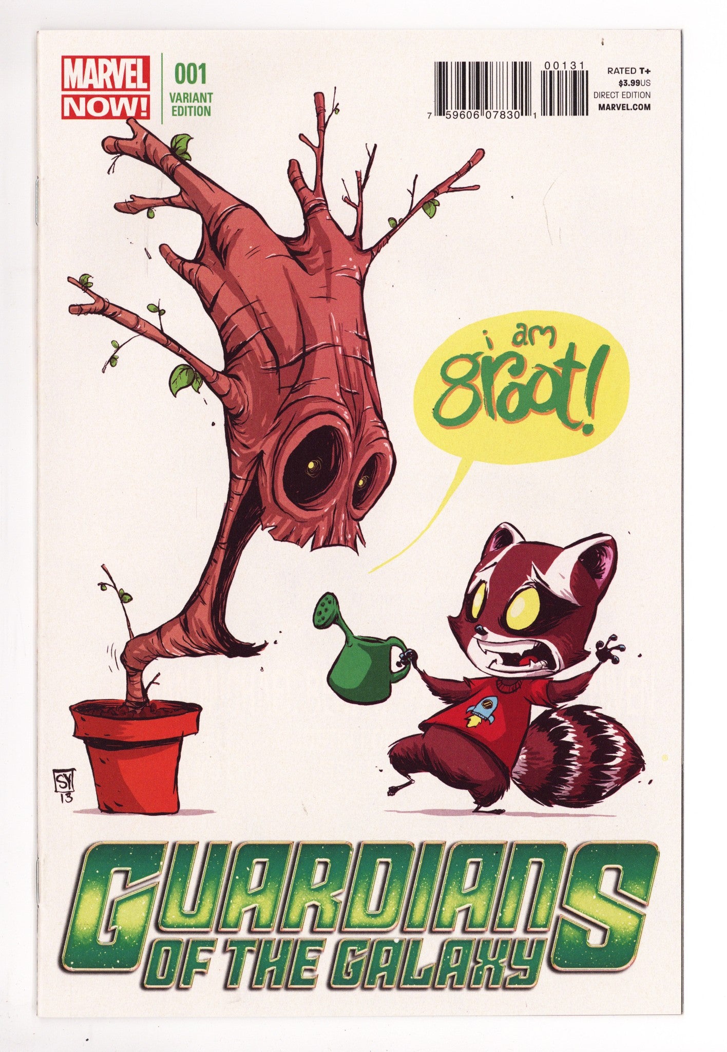 Guardians of the Galaxy Vol 3 1 NM- (9.2) (2013) Young Variant 