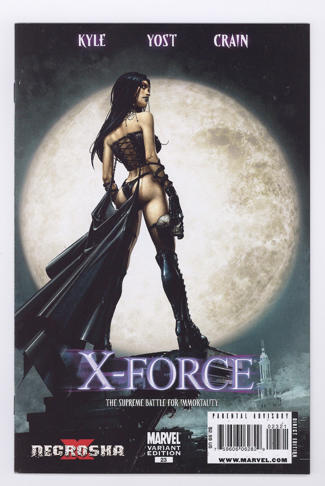 X-Force Vol 3 23 VF (8.0) (2010) Crain Homage Incentive Variant 