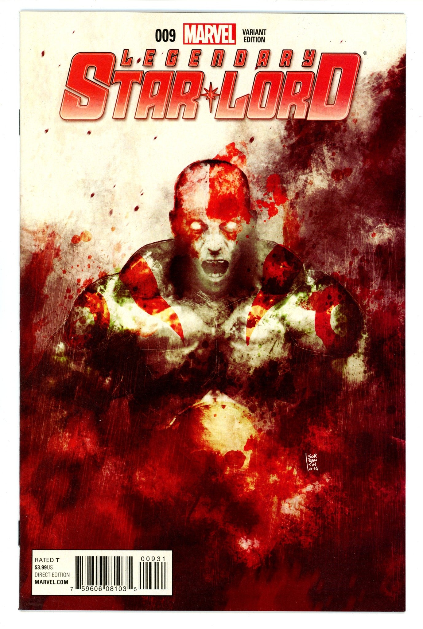 Legendary Star-Lord 9 High Grade (2015) Sorrentino Variant 