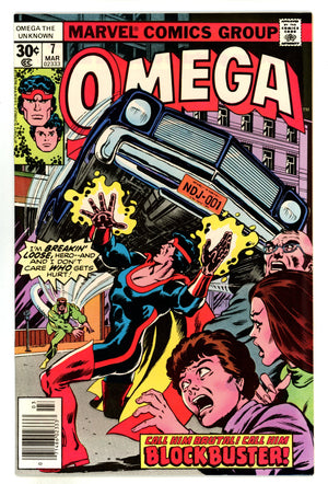 Omega the Unknown Vol 1 7 NM (9.4) (1977)