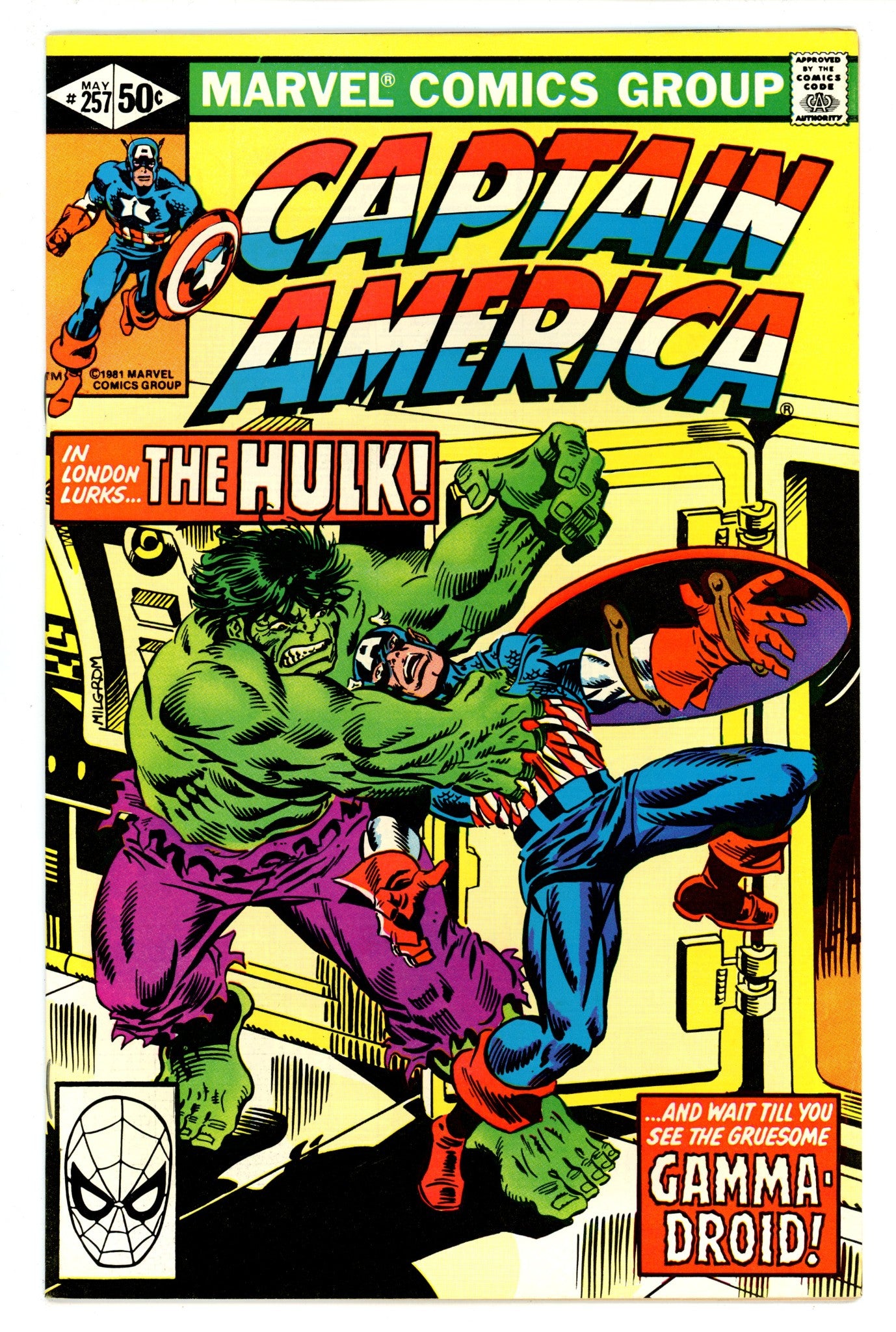 Captain America Vol 1 257 VF (8.0) (1981) 