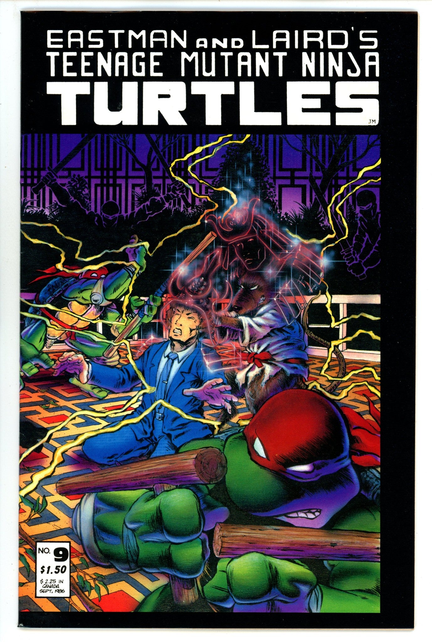Teenage Mutant Ninja Turtles Vol 1 9 VF (8.0) (1986) 