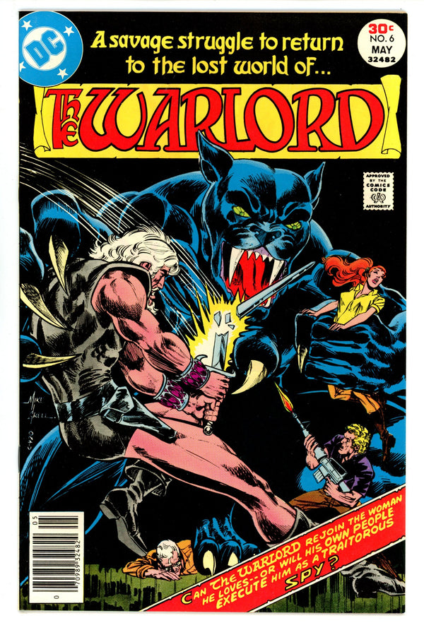 Warlord Vol 1 6 NM- (9.2) (1977)