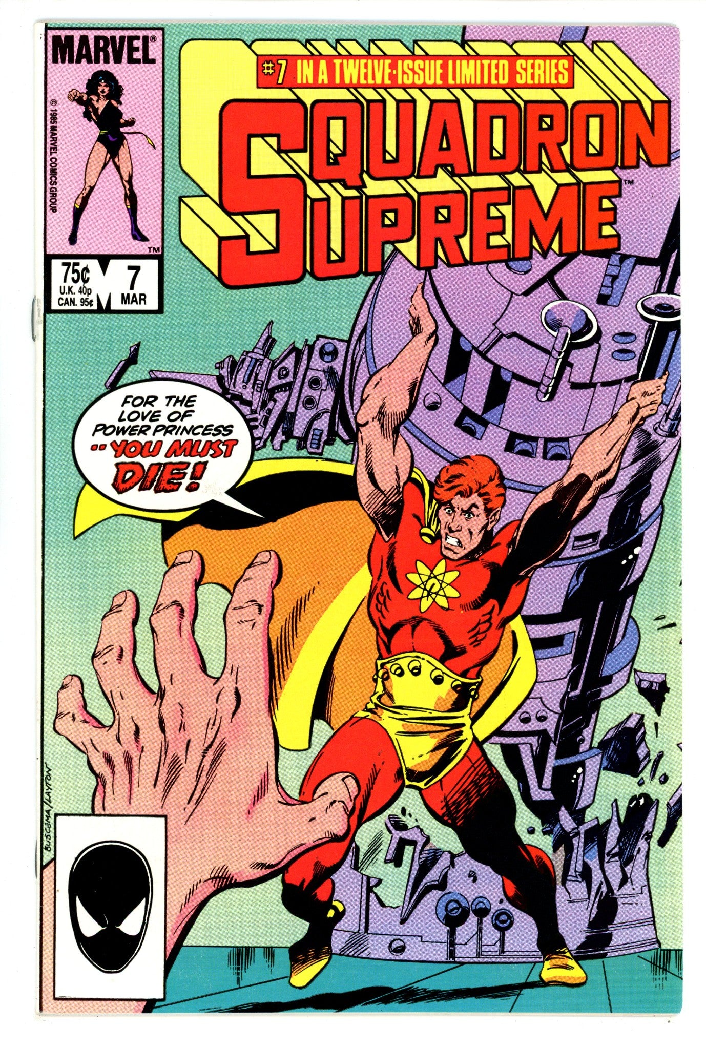 Squadron Supreme Vol 1 7 High Grade (1986) 