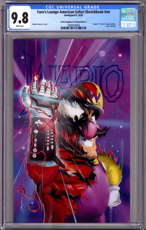 Faro's Lounge American Safari Sketchbook [nn] CGC 9.8 (NM/M) (2020) Bueckert Homage Exclusive Variant