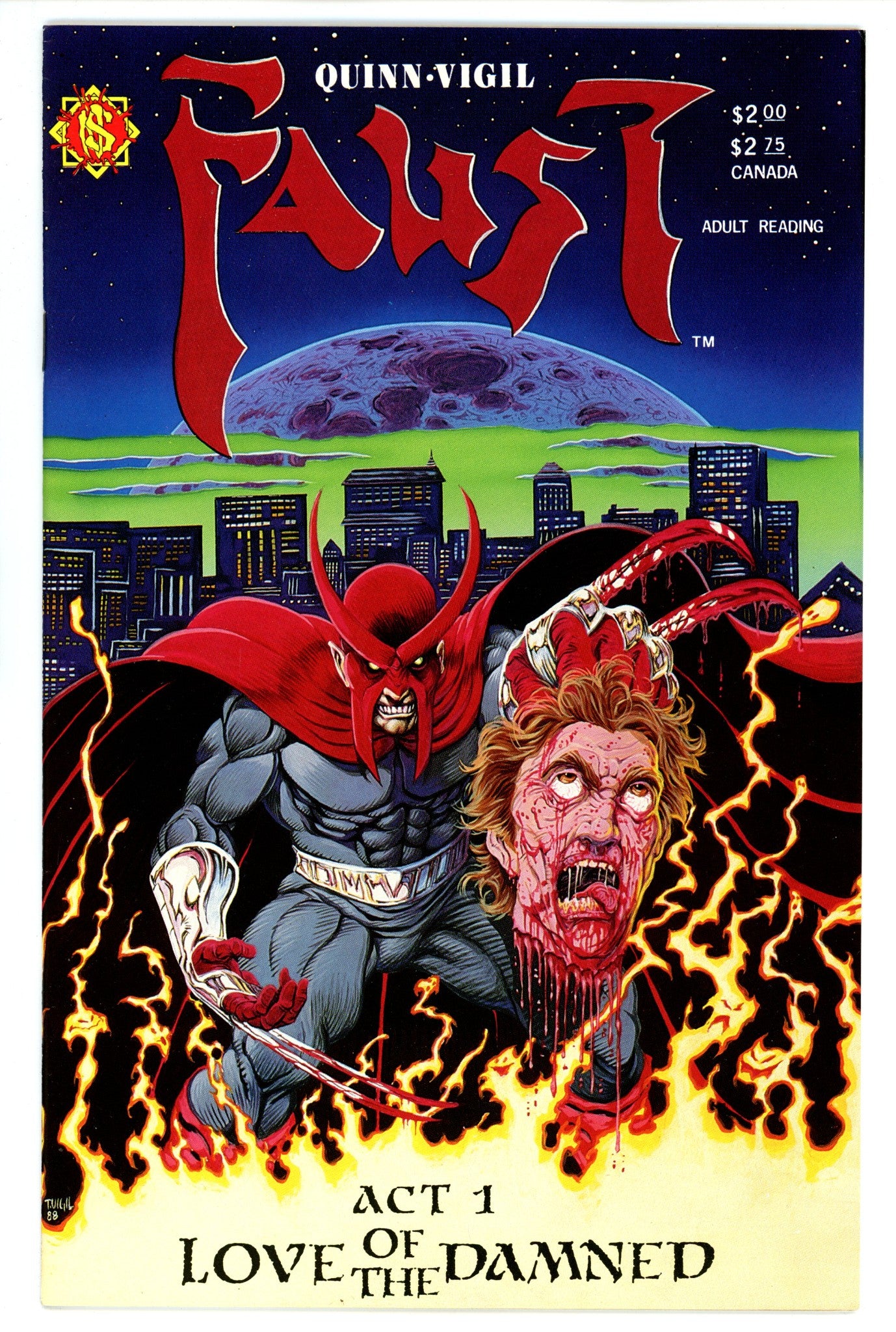Faust Vol 1 1 VF (8.0) (1989) 