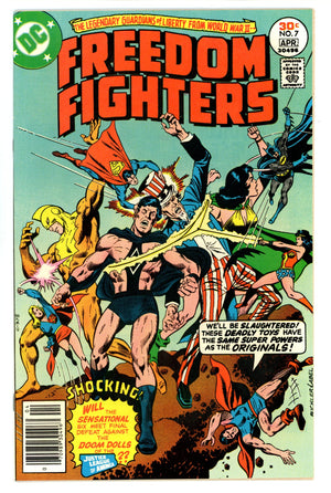 Freedom Fighters Vol 1 7 NM- (9.2) (1977) 