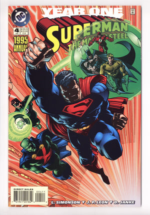 Superman: The Man of Steel Annual 4 High Grade (1995)