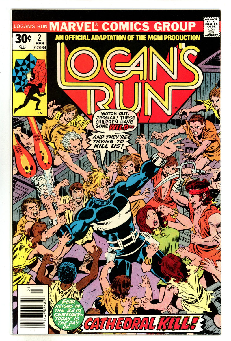 Logan's Run Vol 1 2 VF/NM (9.0) (1977) 